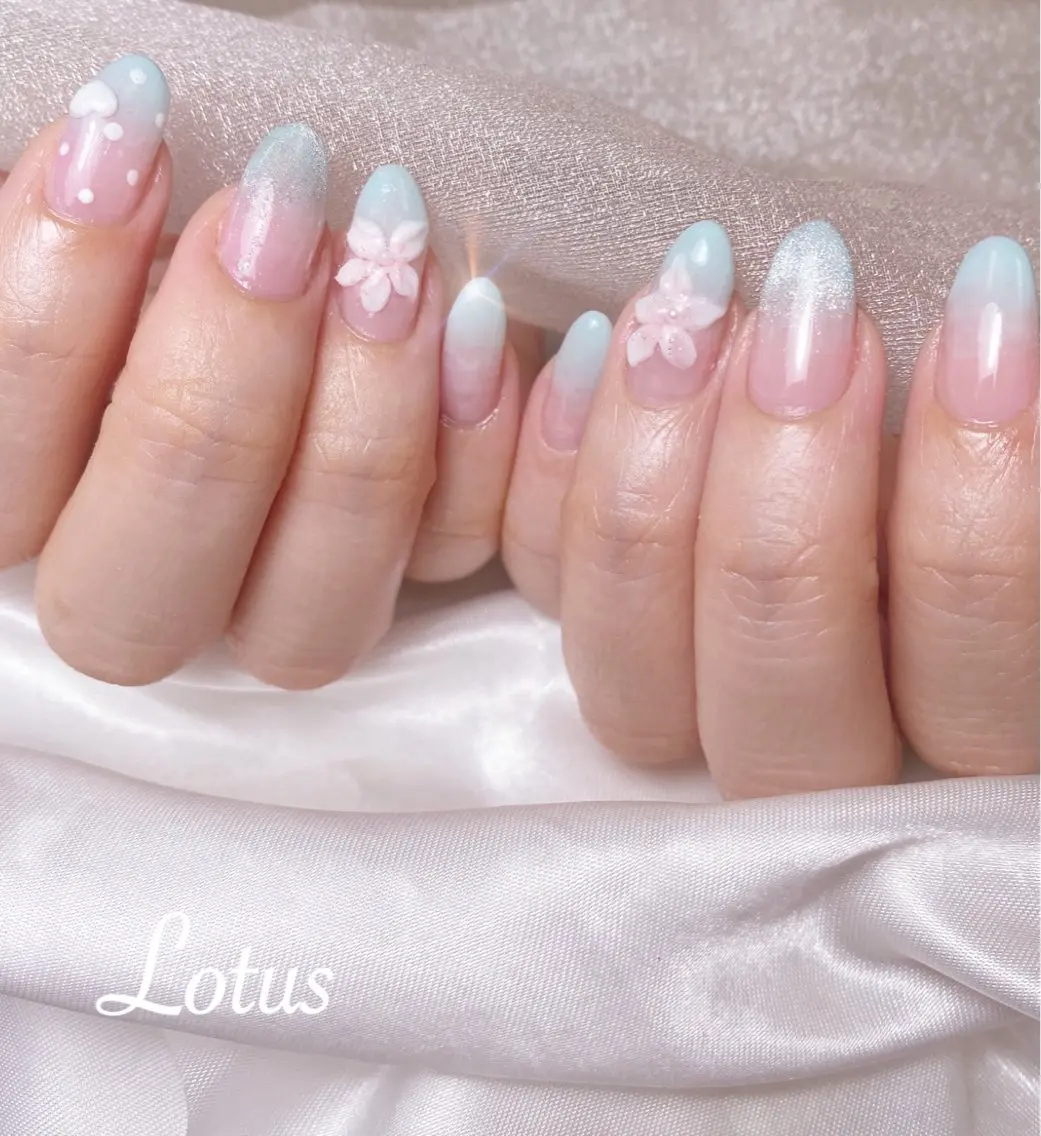 ネイル ハンドネイル ネイル＆脱毛 Lotus🌸のネイルデザイン