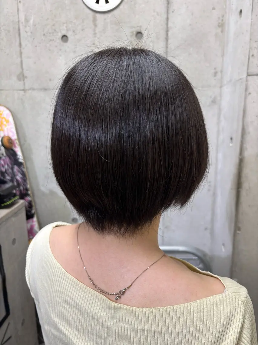 ショート 縮毛矯正 縮毛矯正 縮毛矯正モデル募集中 RIKOのヘアスタイル