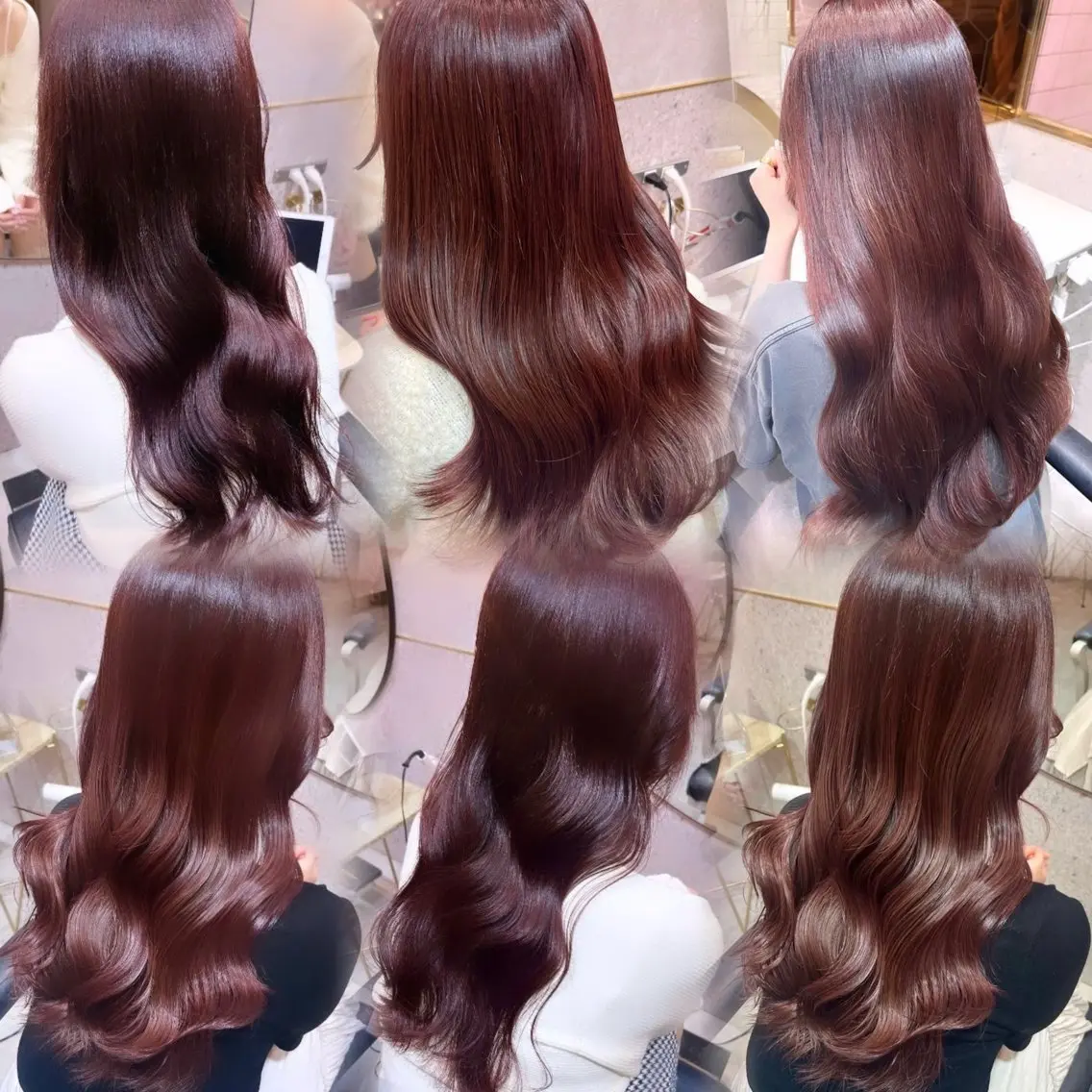 ロング ヘアカラー トリートメント 新宿/韓国ヘア kurea🎀のヘアスタイル