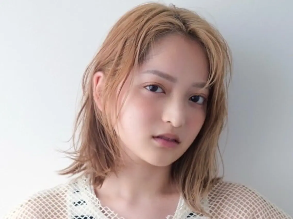 ミディアム カラー ヘアアレンジ MODE K's laviebelleのヘアスタイル