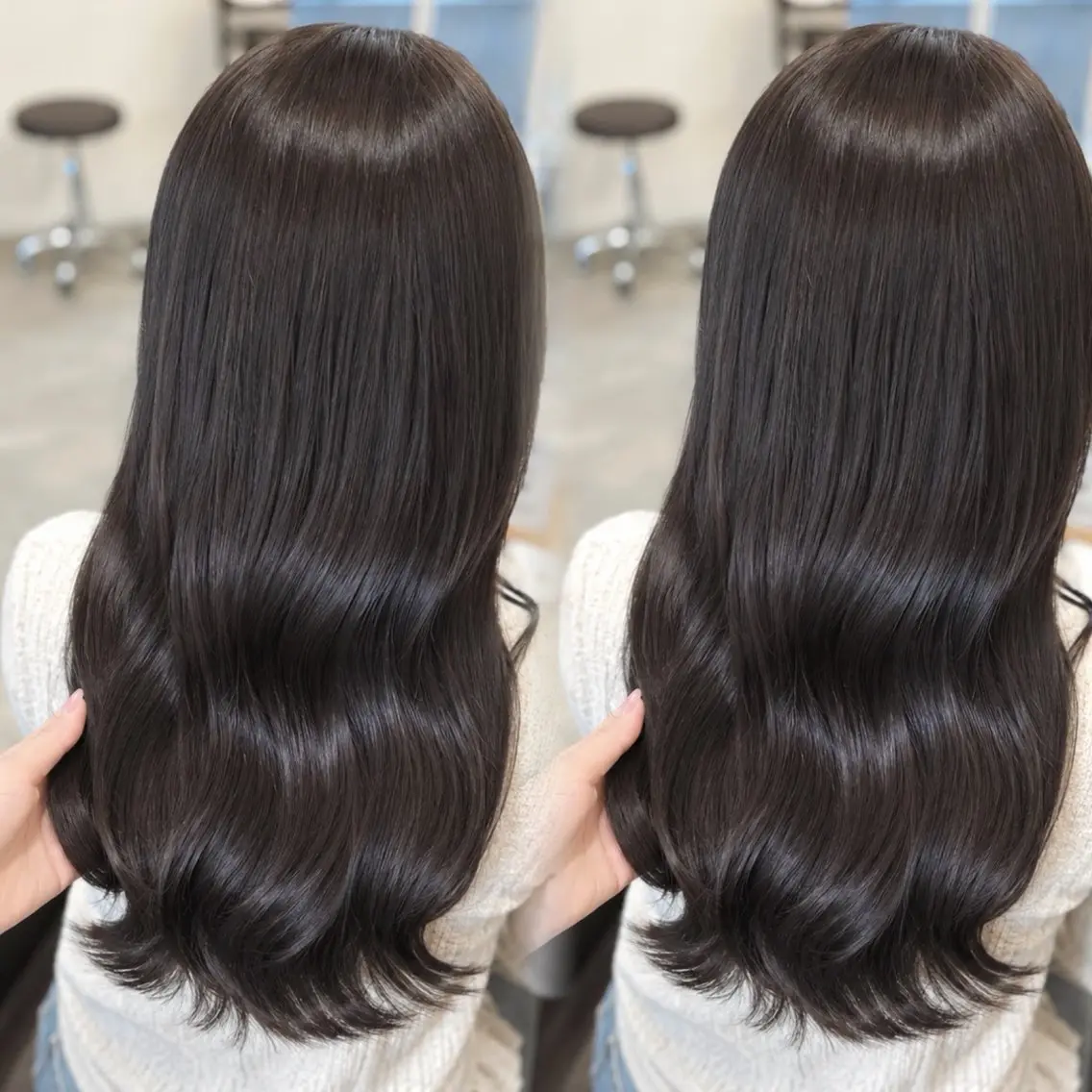 ロング カット ヘアカラー トリートメント 透明感カラー💎✨/ 梅田/KUREAのヘアスタイル