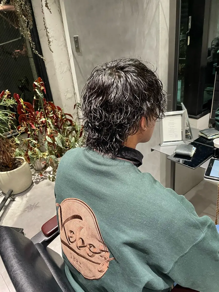 ミディアム パーマ メンズ 🔱メンズパーマ特化 🔱山下和輝のヘアスタイル