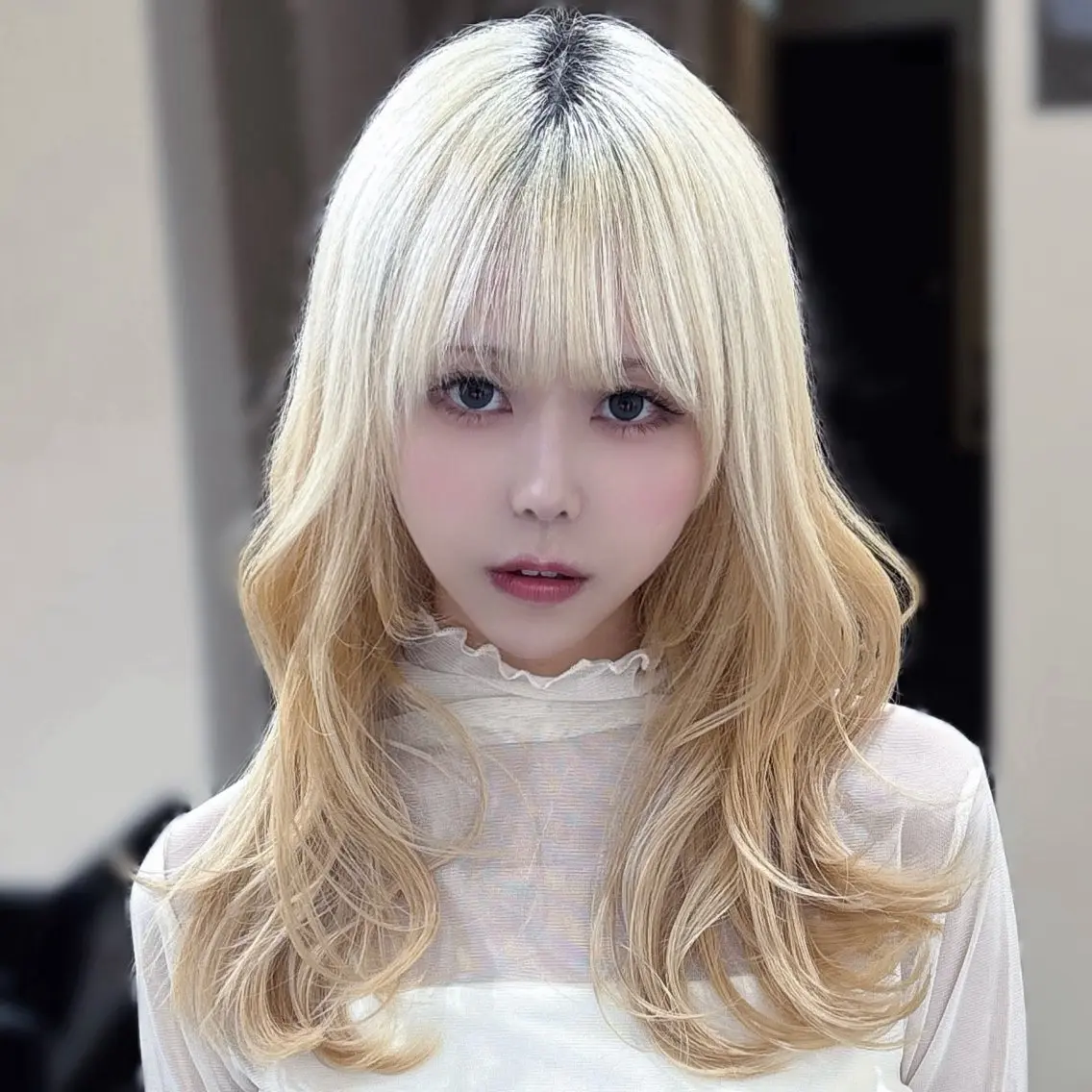 【ミニモ限定★ケア No.1】カット💇🏻♀️+カラー+4stepトリートメント🧴の写真
