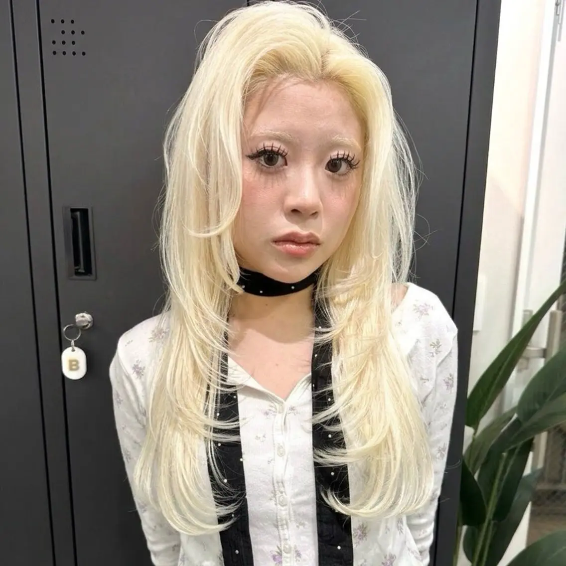✨ミニモ学割✨プルエクステ50本+ダブルカラー(ブリーチ込)🎨ハイトーン/韓国スタイル【渋谷・原宿・表参道・新宿】の写真