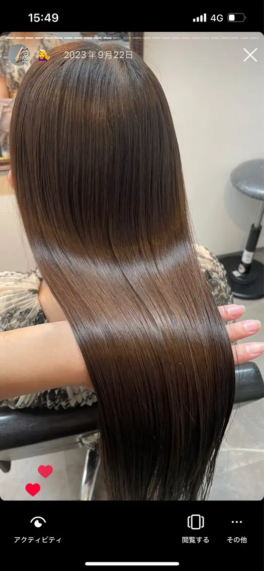 カラー カット✂️ 千夏のヘアスタイル