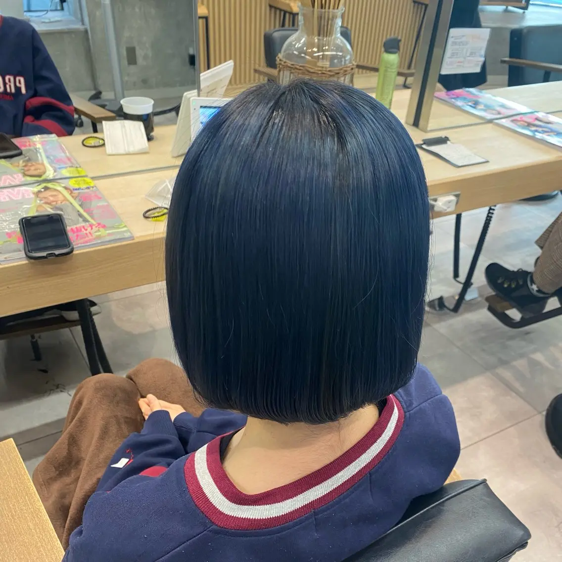 【先着30名様限定】透明感ある寒色カラー💙💜プチトリートメント＋コテ巻き無料の写真