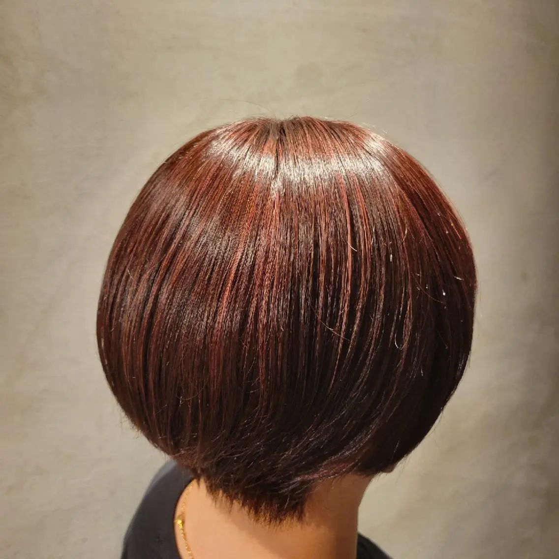ショート ハイライト トリートメント カット ヘアカラー 山口 そらのヘアスタイル