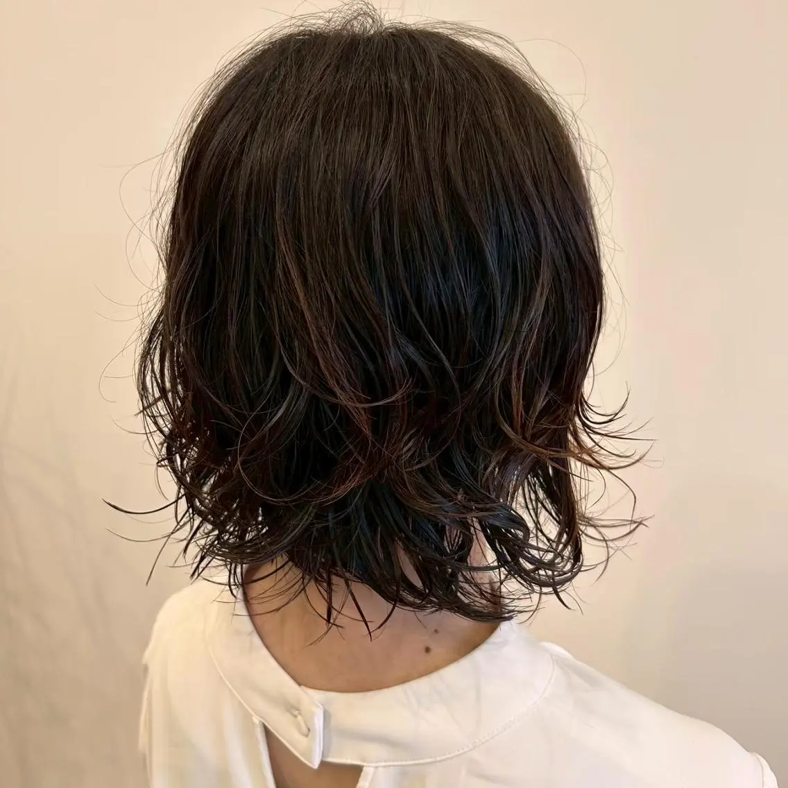 パーマ ミディアム パーマ特化✨/肥後 有紗のヘアスタイル