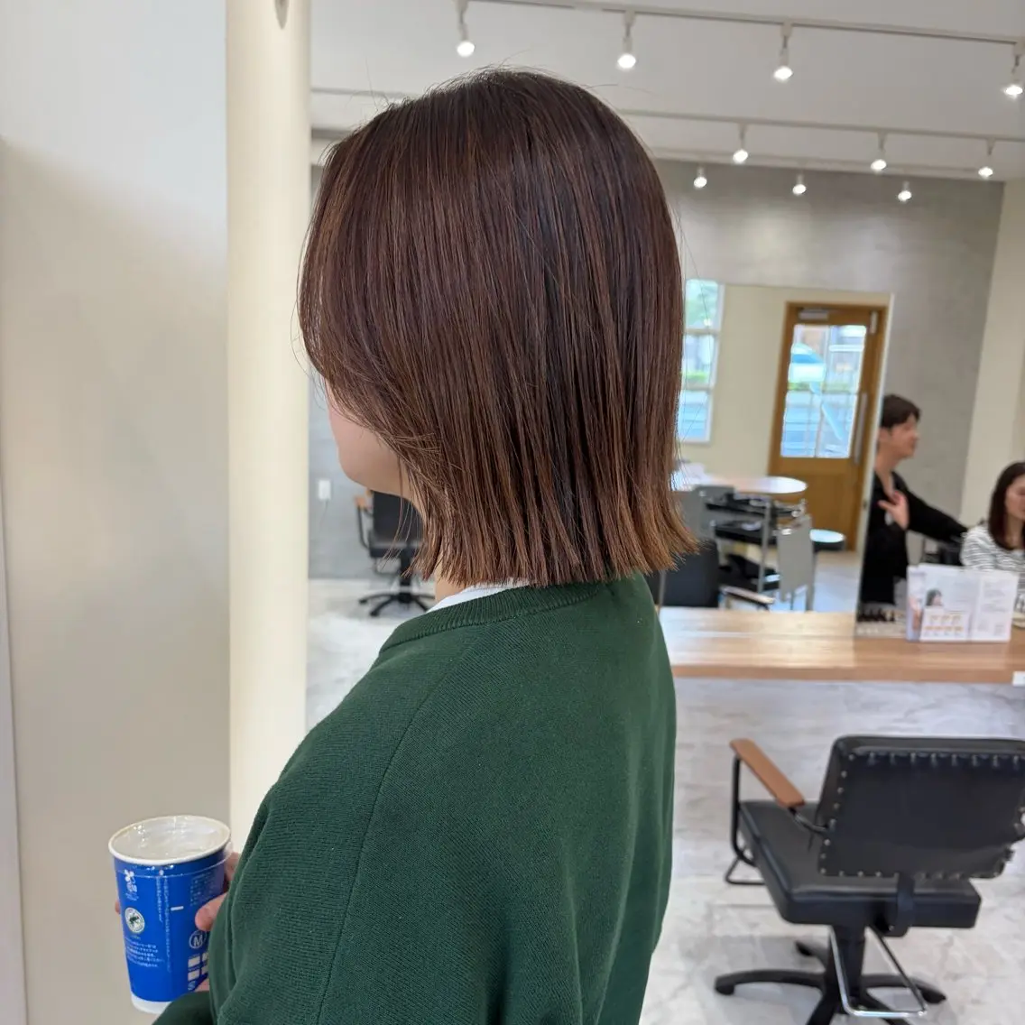 ミディアム ボブ 似合わせカット カット ヘアカラー トリートメント YUUKI/ミニボブ ボブ/髪質改善のヘアスタイル