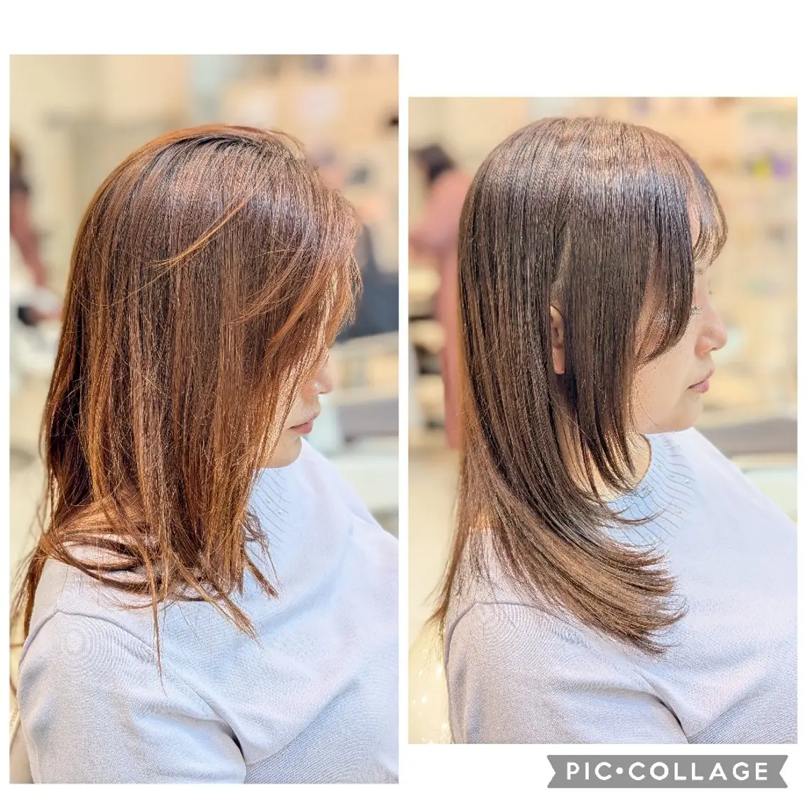 ミディアム 髪質改善 カミムラのヘアスタイル