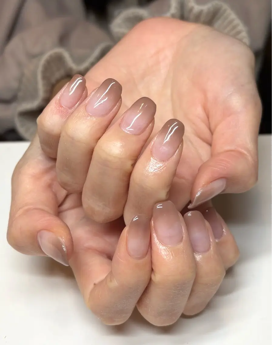 ネイル グラデーション みぎた かのこのネイルデザイン