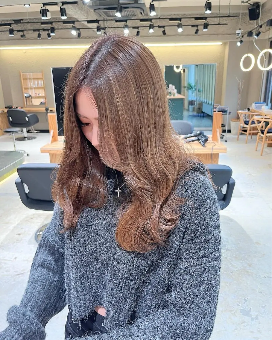 セミロング カット ヘアカラー トリートメント 🏅EIGHT難波/ 【店長】タモツのヘアスタイル