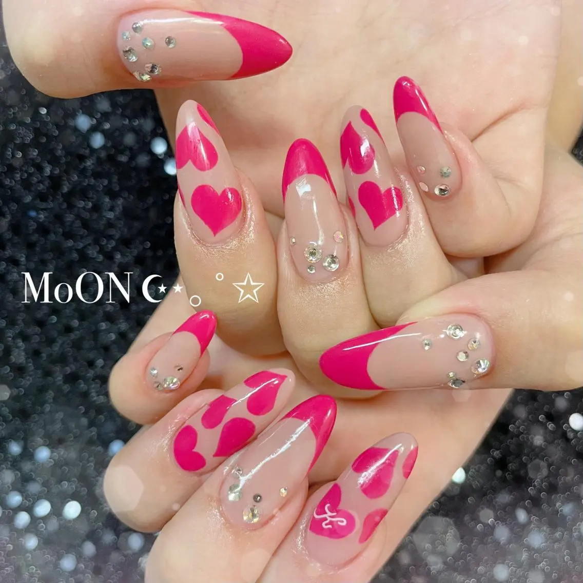ネイル ハンドネイル ハンドケア MoON...❤︎ MeGuのネイルデザイン
