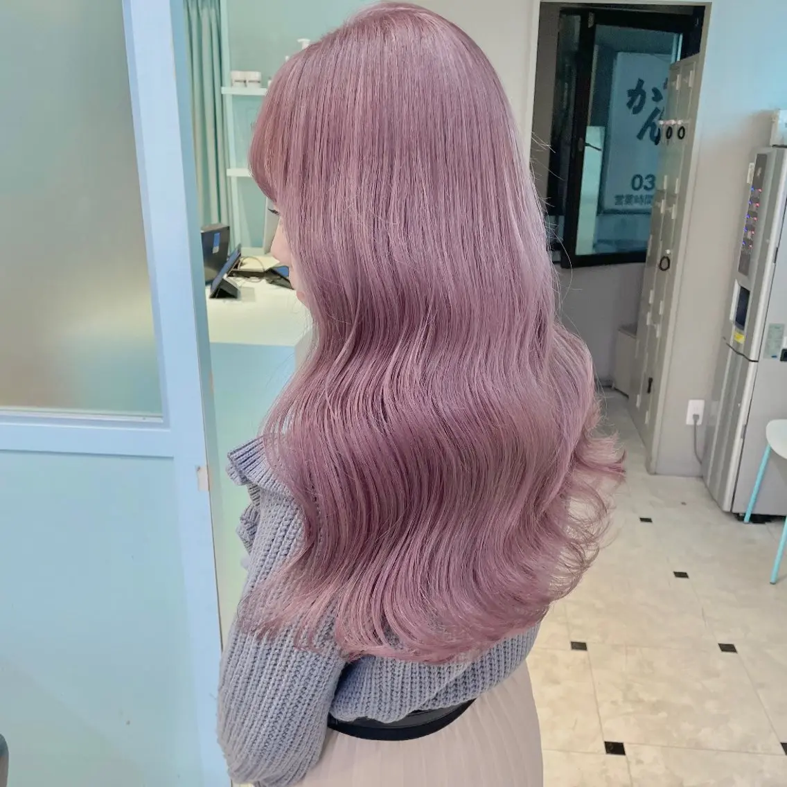 ロング カラー カット ヘアカラー トリートメント ヘアセット 🩷暖色カラー🩷 BONのヘアスタイル