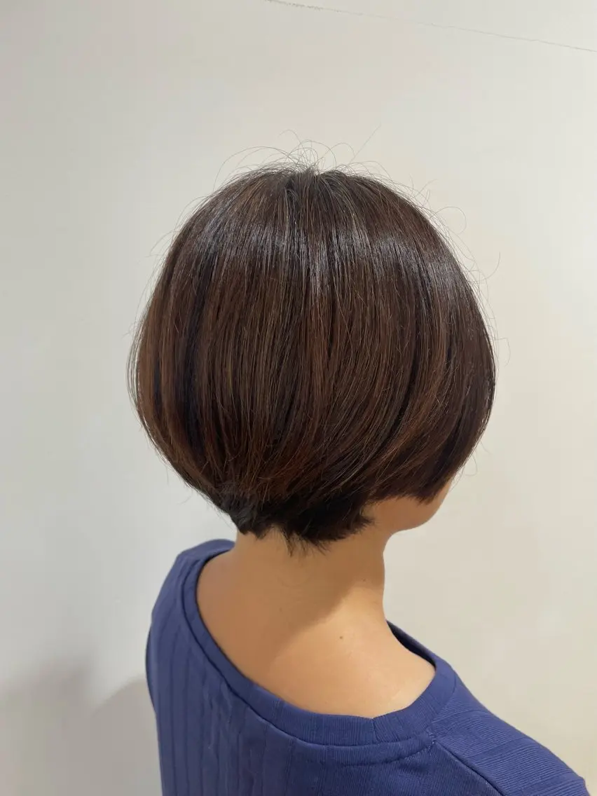 ショート ショートヘア カット ヘッドスパ 濱口 由華のヘアスタイル