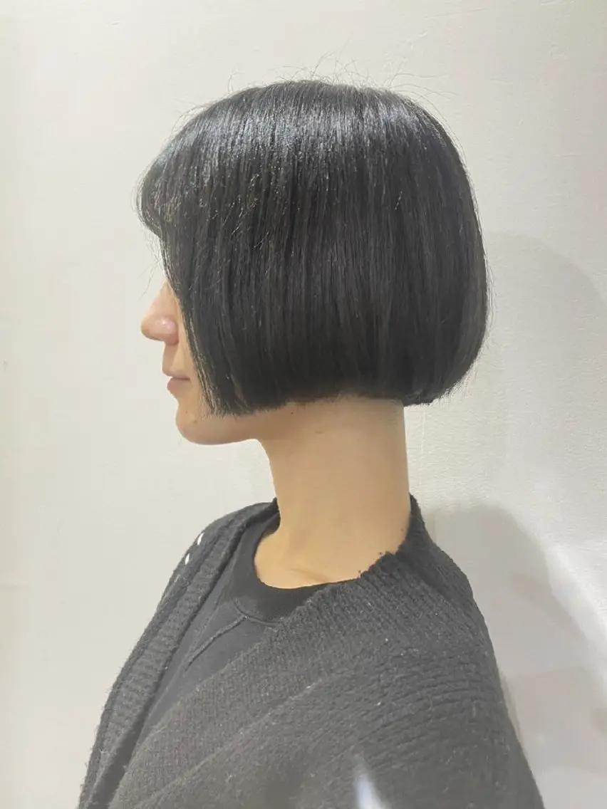 ショート ボブ カット トリートメント ボブ人気No,1✨ TAME副店長のヘアスタイル