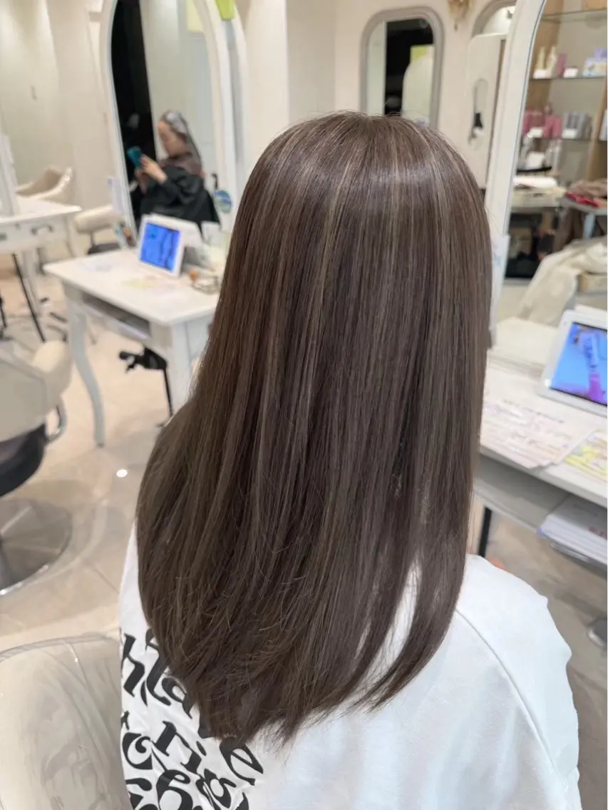 ロング カラー 艶髪🫧/透明感 カラー✨/濱崎 竜のヘアスタイル
