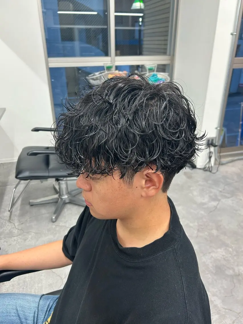 パーマ メンズ カット パーマ パーマ支持率No.1 ❤️🔥安成弾のヘアスタイル