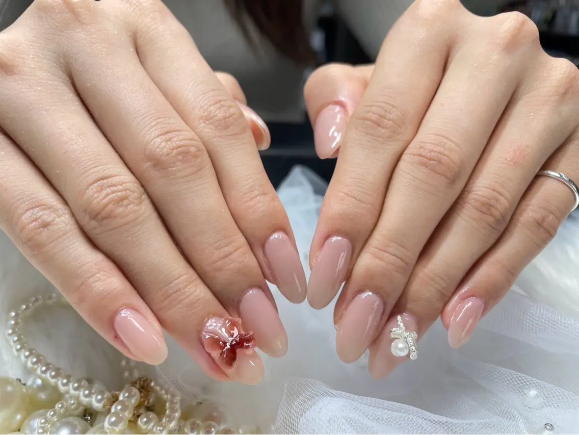 ネイル ワンカラーネイル ハンドネイル my nail plus 野江内代のネイルデザイン