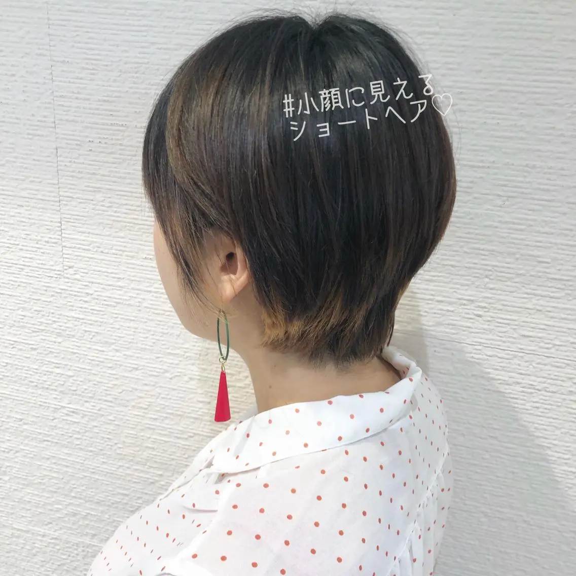 ショート カラー 似合わせカット/ レイヤーカット/新谷のヘアスタイル
