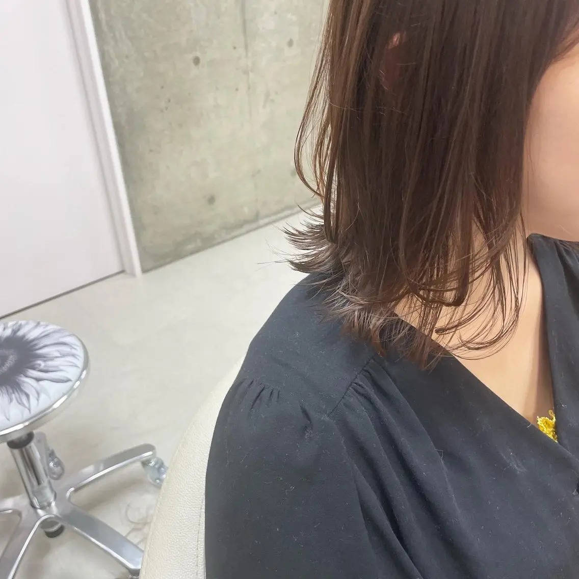 ミディアム カラー カット ヘッドスパ 坂本 沙也加のヘアスタイル