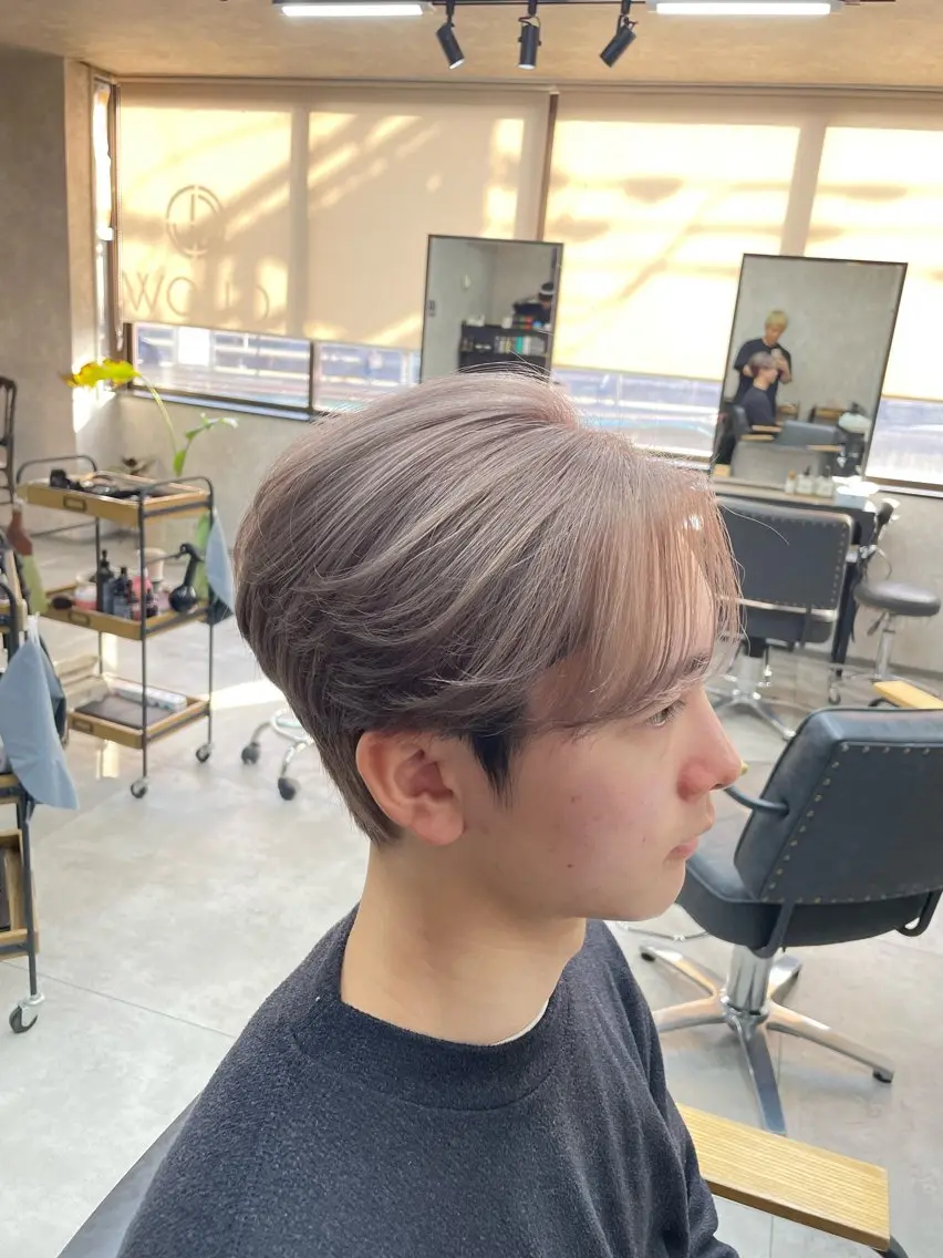 ミディアム ミディアムパーマ マタカ ミナリのヘアスタイル