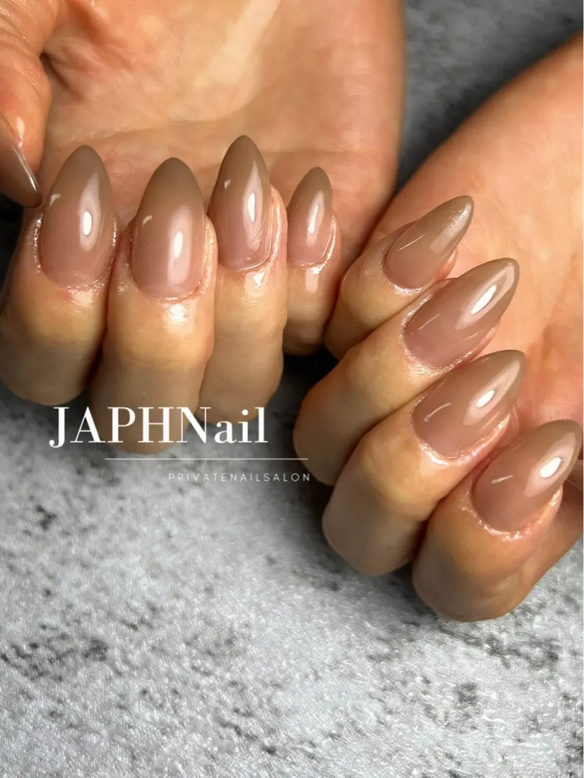 ネイル フレンチネイル キラキラネイル 韓国ネイル ミラーネイル ニュアンスネイル ハンドネイル NailSalon /JAPHのネイルデザイン