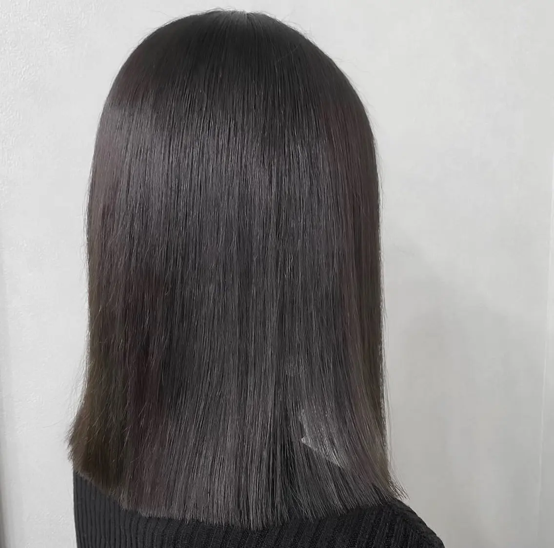 ミディアム カラー 縮毛矯正 トリートメント nu ✧︎*。のヘアスタイル
