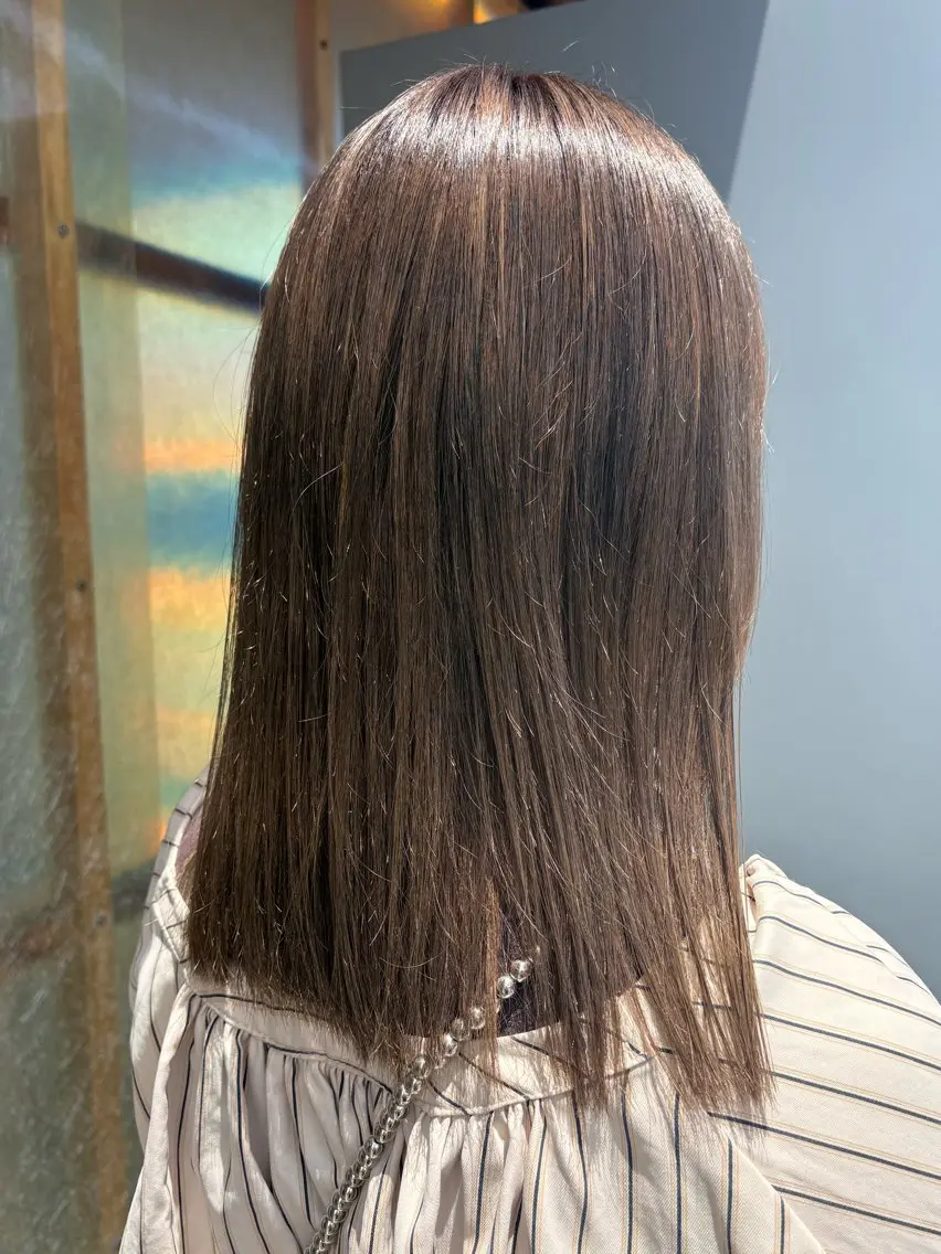 ミディアム 丹羽 来夢のヘアスタイル