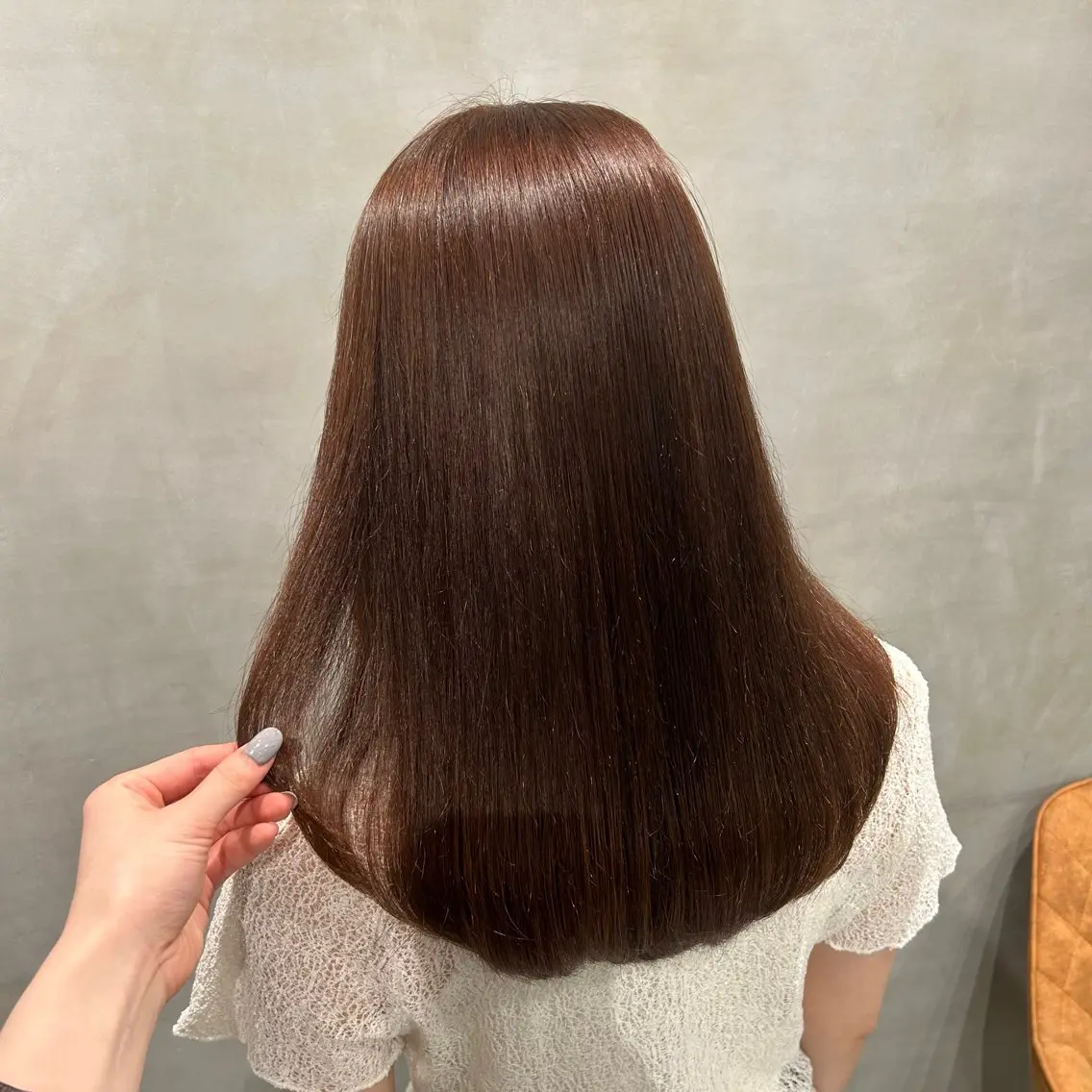 セミロング カラー 透明感カラー🫧 ✴︎meiのヘアスタイル