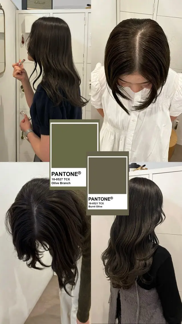 ロング カラー カット ヘアカラー canon/レイヤー /透明感カラーのヘアスタイル