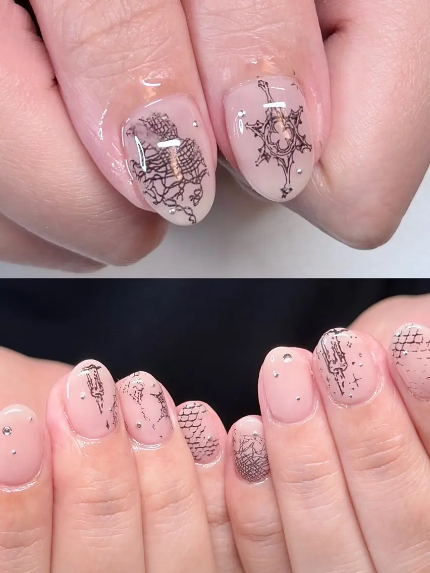 ショート ハンドネイル Kiki / art nailのネイルデザイン