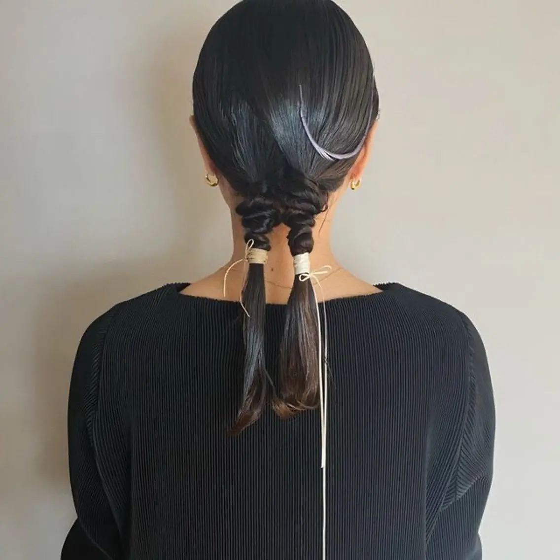 ヘアアレンジ ぱつっとボブ/ ボブ特化/タッセルのヘアスタイル