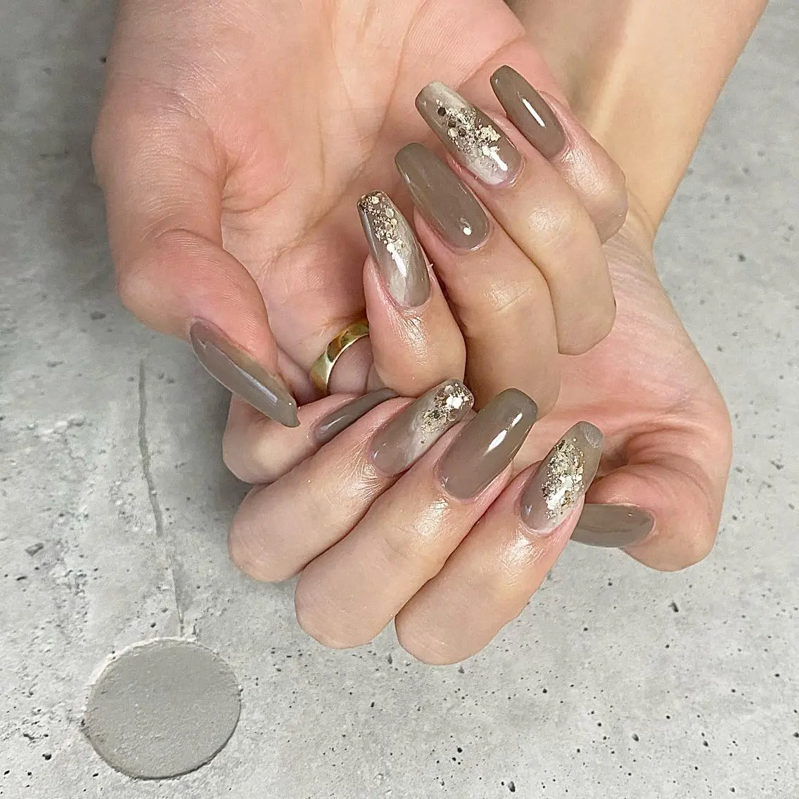 ネイル Ray. /綺麗目ニュアンスのネイルデザイン