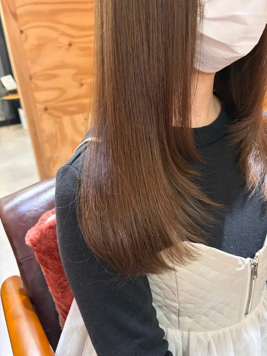 セミロング カラー カット ヘアカラー トリートメント ♡オシャ髪♡AI ✂️newi町田のヘアスタイル