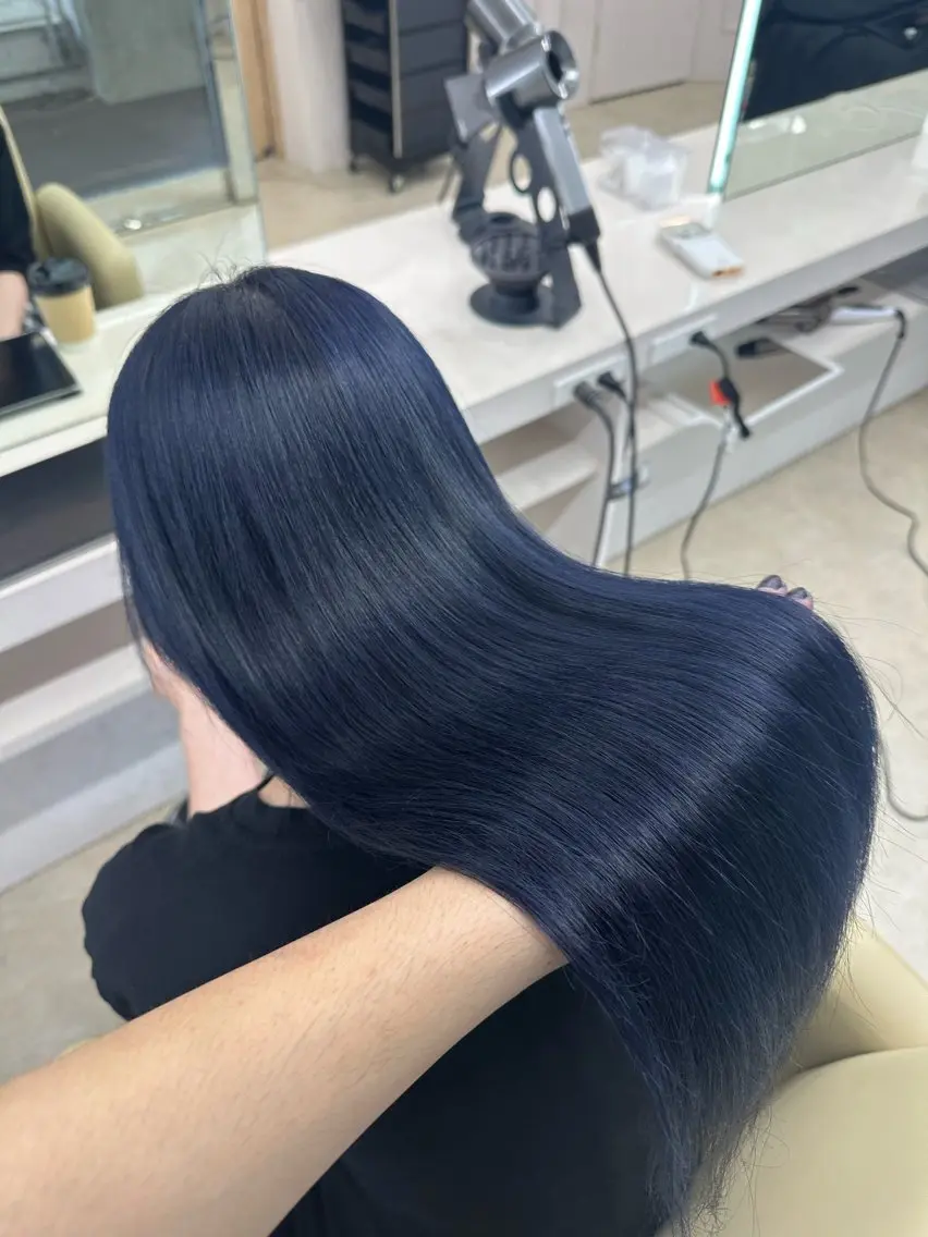 ロング ヘアカラー トリートメント XELM/Aoi/ /高崎/ハイトーン/のヘアスタイル