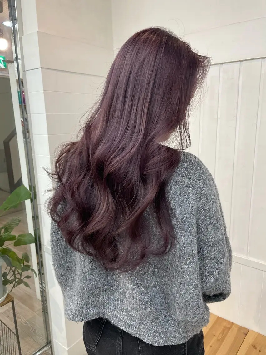 ロング カラー カット ヘアカラー HIKARU店長/ ✨️髪質改善のヘアスタイル