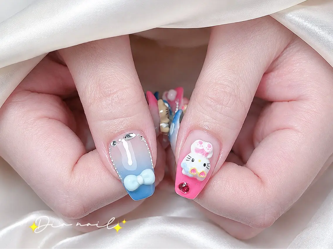 ネイル フットネイル 韓国ネイル レース マグネットネイル ニュアンスネイル ハンドネイル Dia nail サロンのネイルデザイン