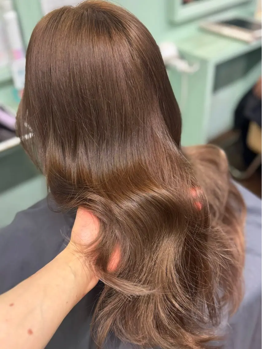 ロング カラー カット ヘアカラー 🩵KUREA🩵 /似合わせカットのヘアスタイル