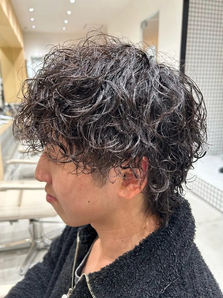 パーマ メンズ フェードカット メンズパーマ 🐲ツイスパ🐲 フェード/龍のヘアスタイル