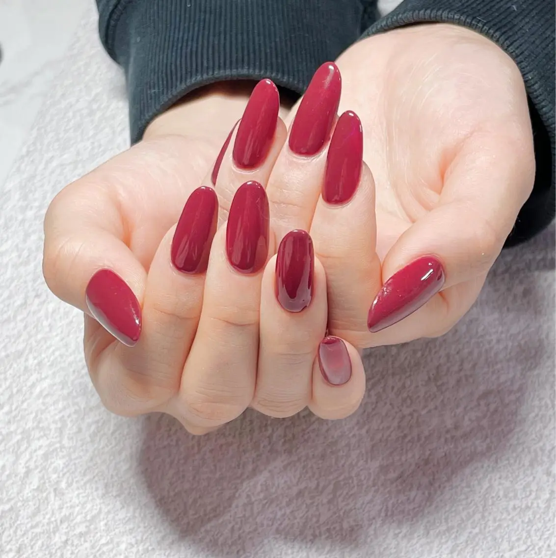 ネイル オーロラネイル フットネイル フレンチネイル ジェルネイル 韓国ネイル 🍑Yun nail 店長🍑のネイルデザイン