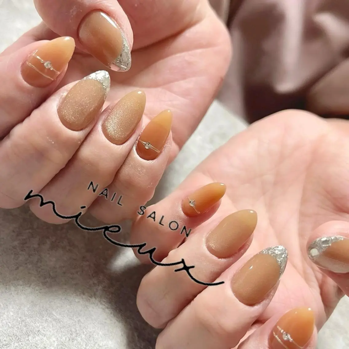 ネイル ハンドネイル nailsalon mieuxのネイルデザイン