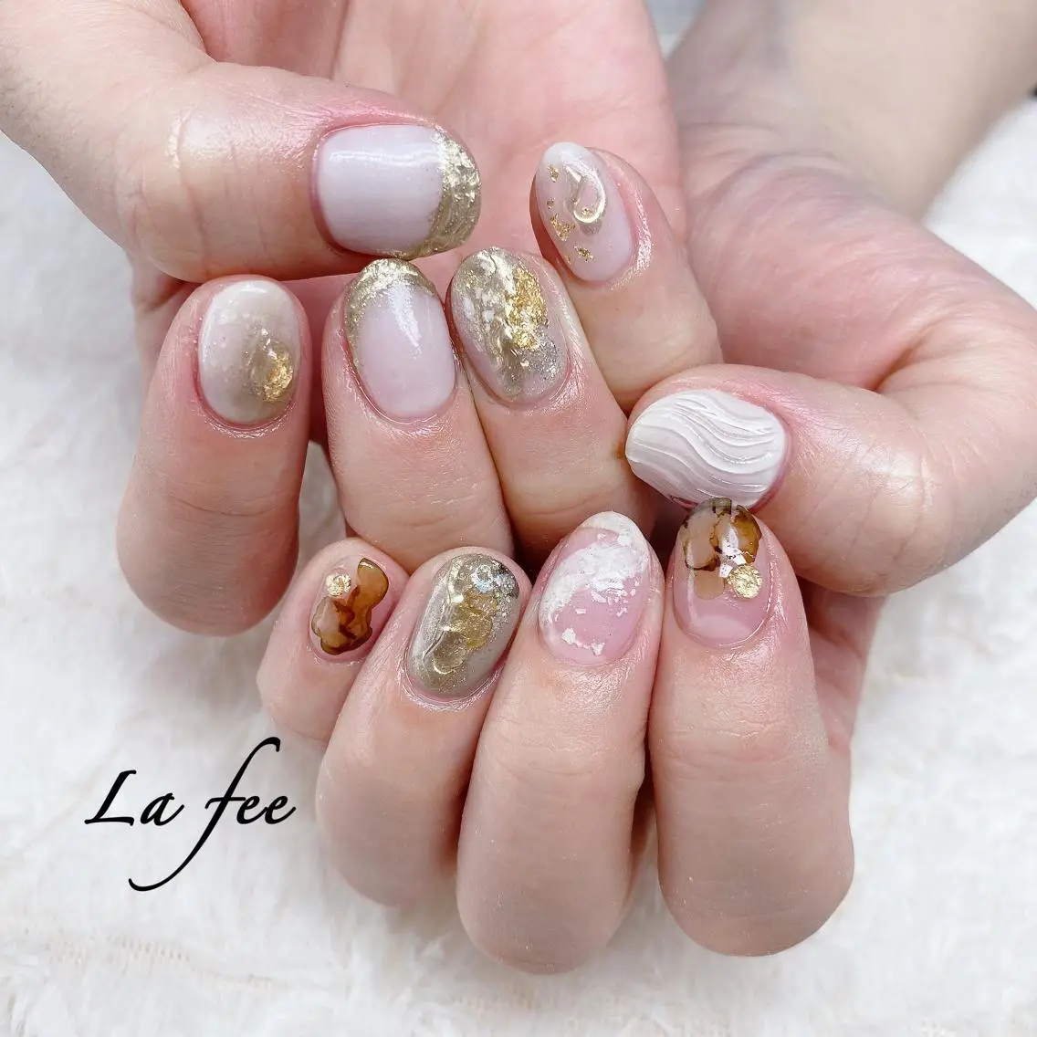 ネイル ハンドネイル ハンドケア La feeのネイルデザイン