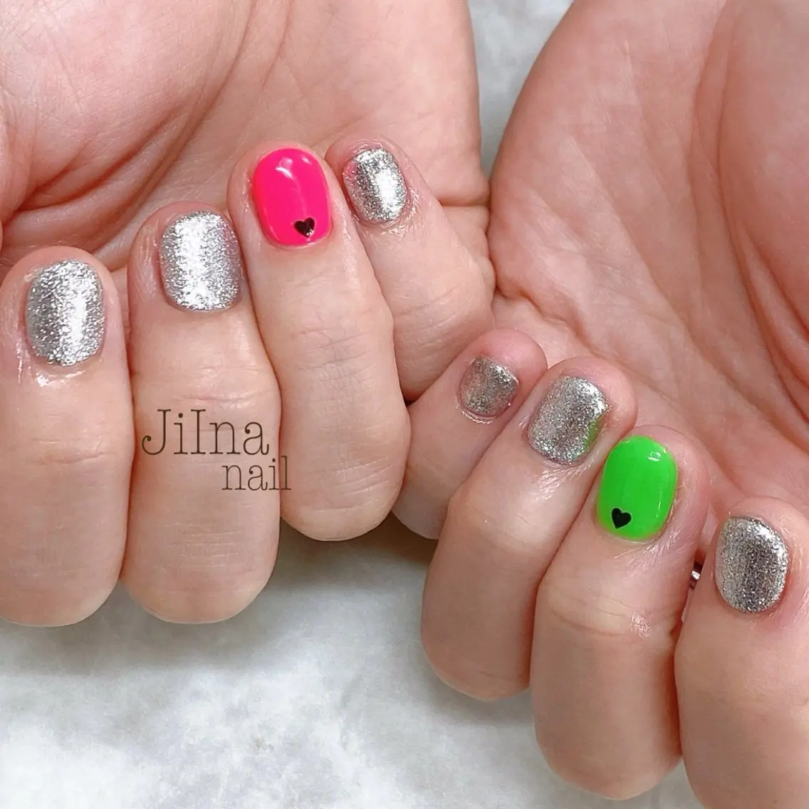 ネイル 持ち込み JiIna nailのネイルデザイン