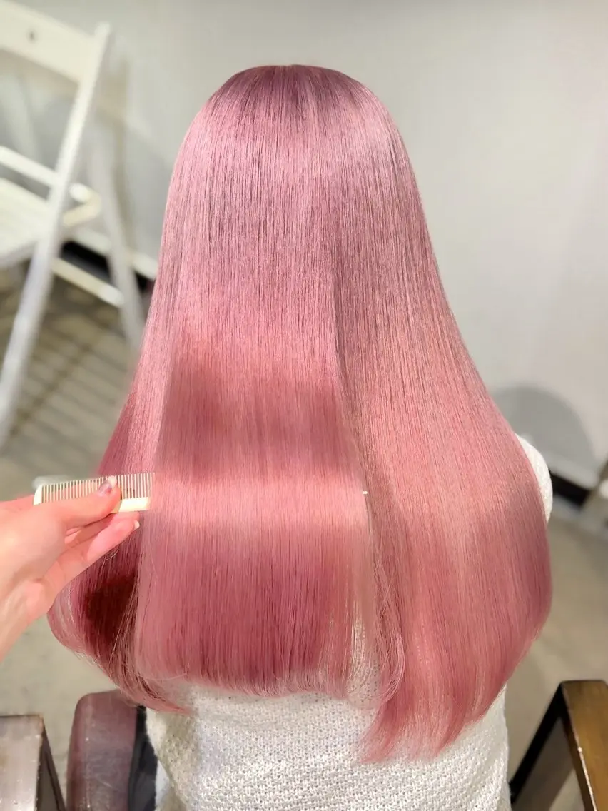 ケアカラー+トリートメントの写真