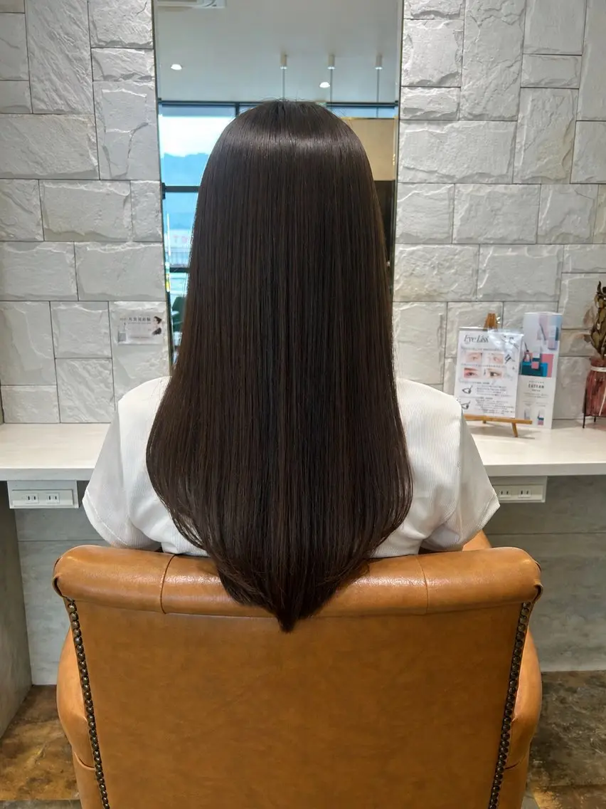 ロング トリートメント 酸熱トリートメント トリートメント 髪質改善まつ毛パーマ 🎀さや🎀のヘアスタイル