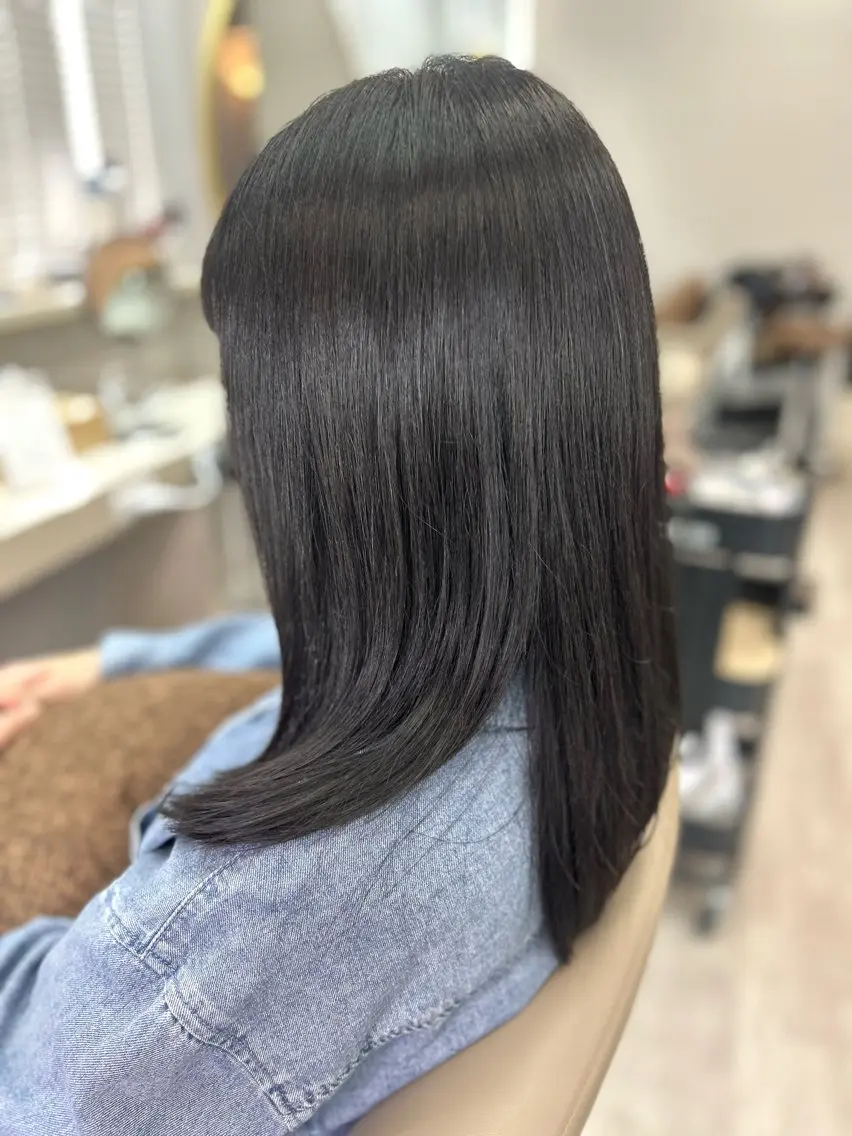 セミロング カット ヘアカラー 池田 太一のヘアスタイル