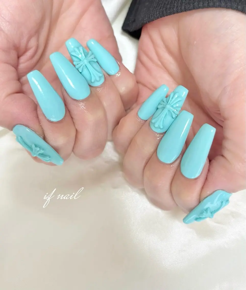 ロング if nailのネイルデザイン