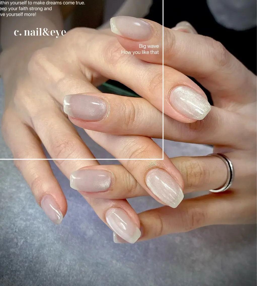 ネイル フラッシュネイル フレンチネイル 氷ネイル・うるうるネイル マグネットネイル C.Nail &Eyeのネイルデザイン