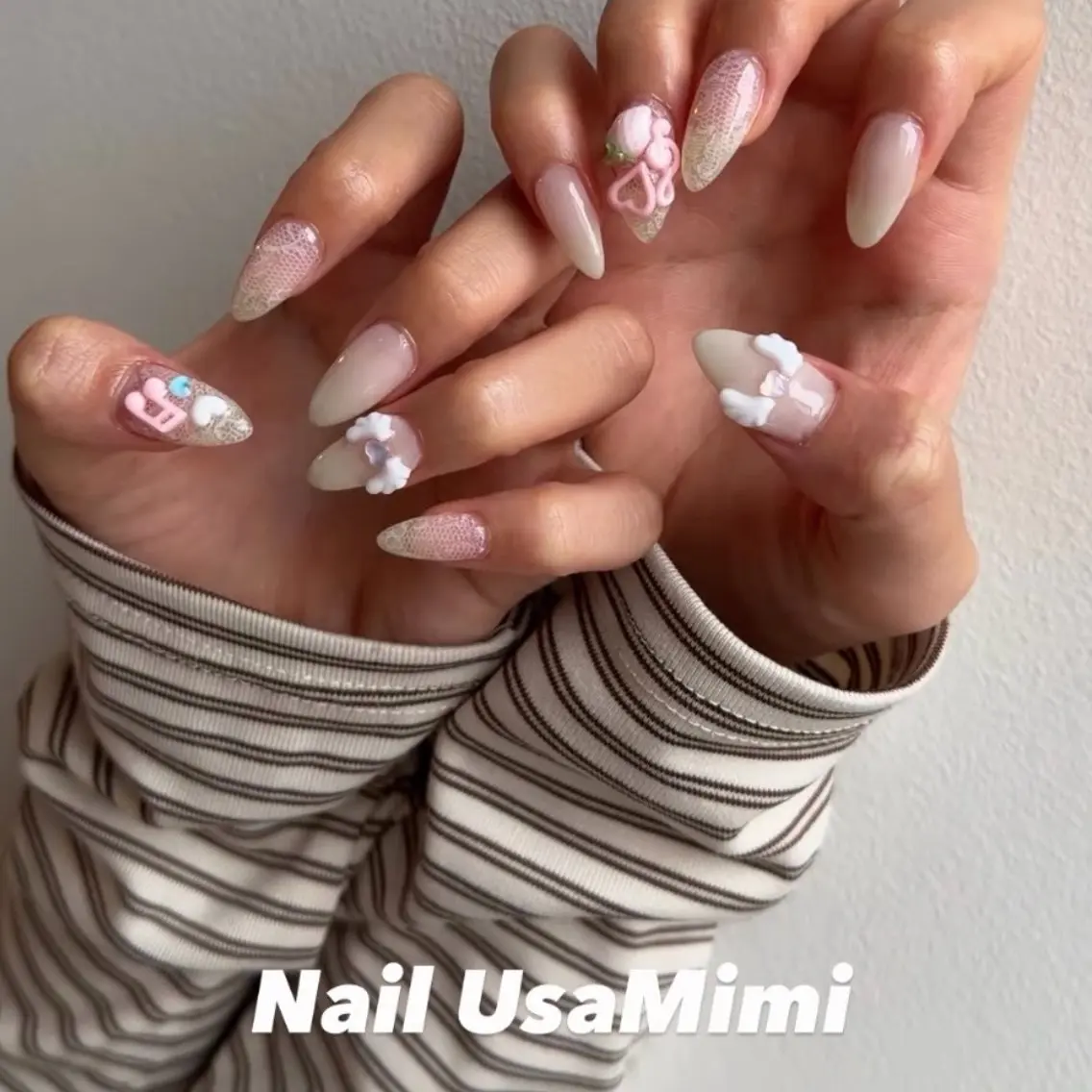 ネイル ハンドネイル 本町ネイルNail UsaMimiのネイルデザイン